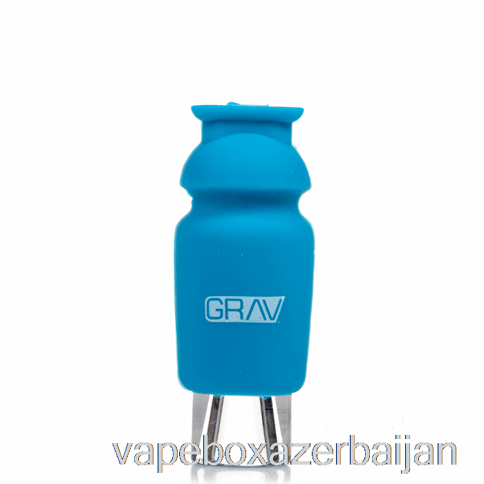 E-Juice Vape GRAV Silicone-Capped Glass Crutch Blue